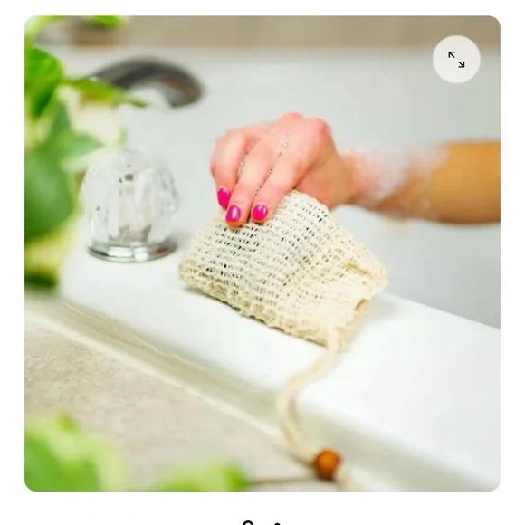 Exfoliating Natural Sisal Soap Bags - Eco-Friendly Soap Saver Pouches for Bath - Picture 4 of 6
